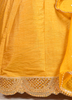 Image of Sunshine Yellow Georgette Lehenga Choli with Intricate Mirror Detailing